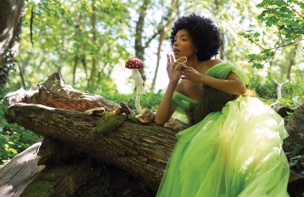 Photography: JOVANA RIKALO @jovanarikalo Model: Phoebe @phoebymontari Mushrooms: Ana Youkhana @ana_youkhana Decor: Tandrbal @tandrbal