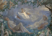 The Fantastical Art of John Simmons A Scene From ‘A Midsummer Night’s Dream’ (1873)Image courtesy Wikimedia Commons