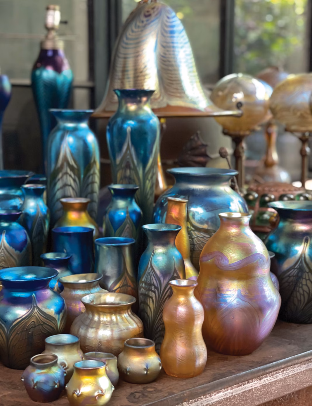 Handmade glass vases by Evan Chambers Objects