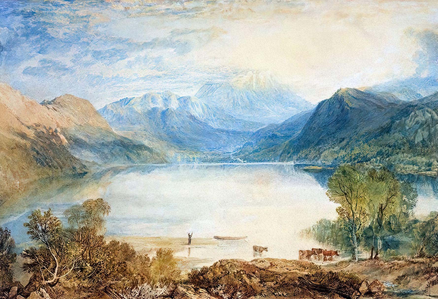 ©Wikimedia Commons Ullswater From Gowbarrow Park, 1815, by J.M.W. Turner ©Wikimedia Commons Ullswater From Gowbarrow Park, 1815, by J.M.W. Turner