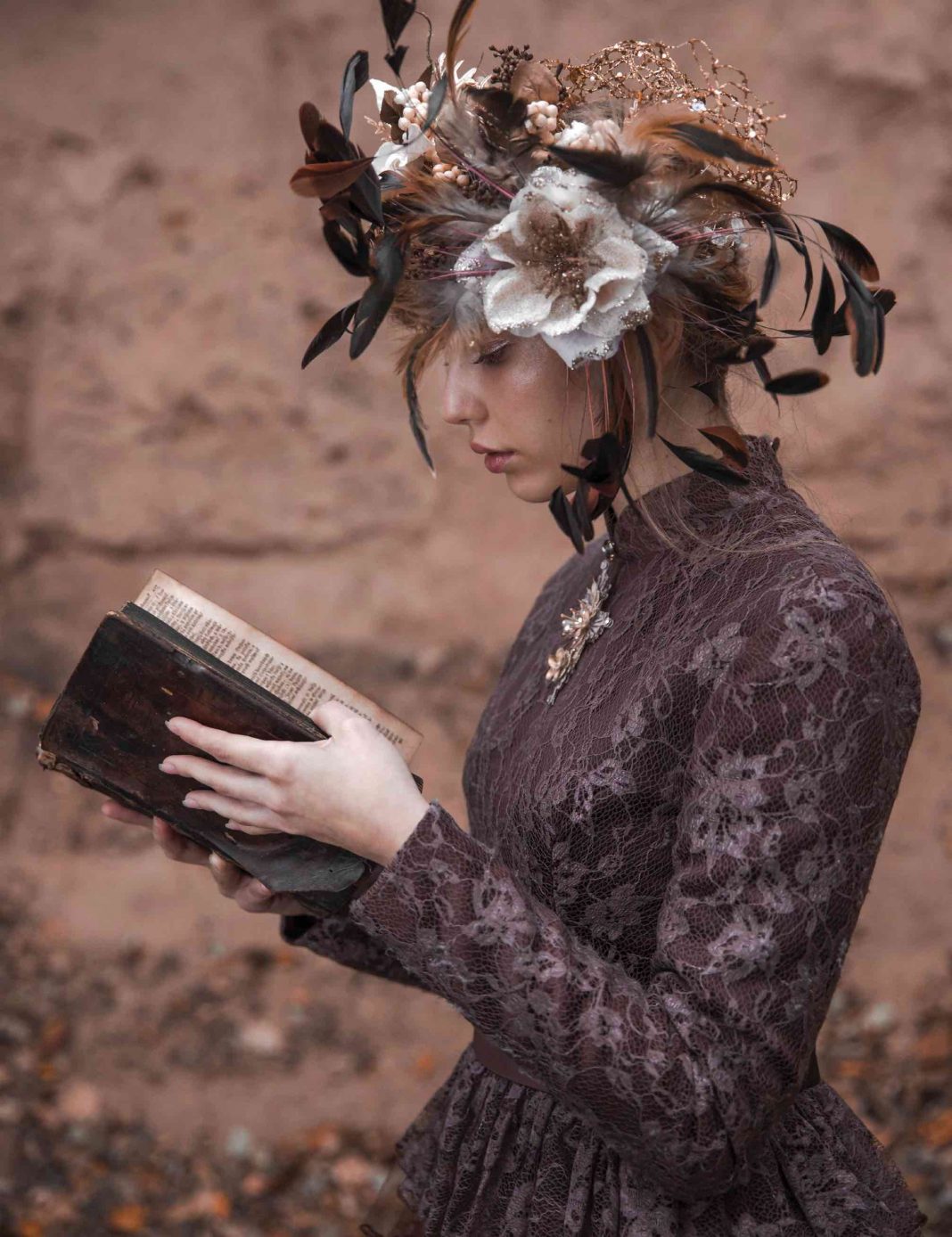 Enchanted Living Magazine Photography by Michaela Durisova Model: Kristína Szegenyová Accessories: Magaela Accessories