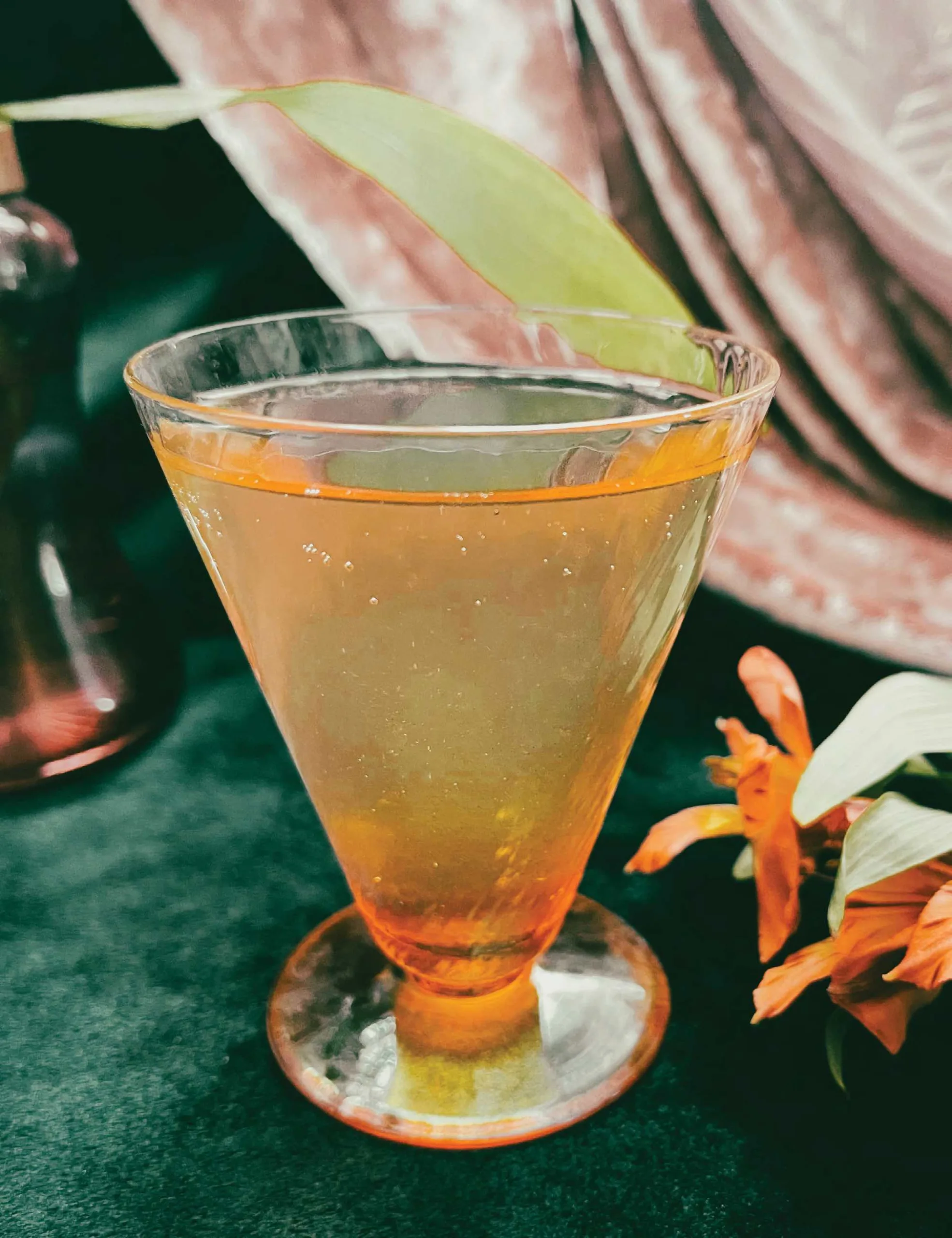 Cocktail à la Mer-by Alise Marie-The Beauty Witch® COCKTAIL À LA MER: A magical beauty cocktail with licorice root, star anise, coconut nectar, and sparkling water.